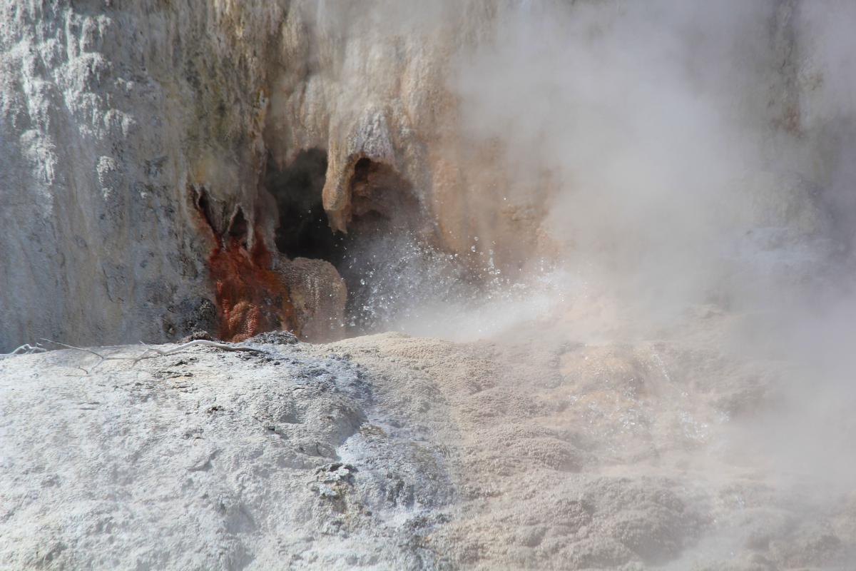 Bubbling Geothermal Mud Pool