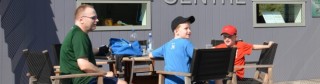 Visitors Enjoying the Orakei Korako Cafe