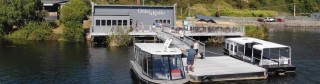 Visitor centre and ferries at Orakei Korako