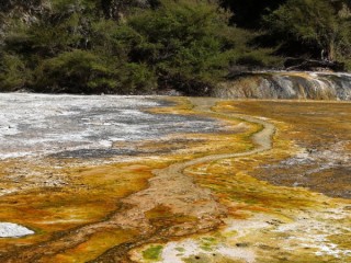 Colourful Silica Terraces at Orakei Korako