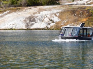 Orakei Korako Ferry and Silica Terraces