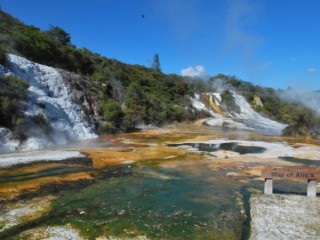 Silica terraces at Orakei Korako