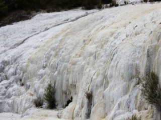 "Image of the sinter terraces at amazing Rotorua / Taupo geothermal attraction - Orakei Korako