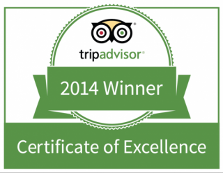 Image of Orakei Korako's Trip Advisor Certificate of Excellence 2014