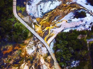 Bird's Eye View of Orakei Korako