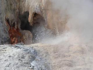 Bubbling Geothermal Mud Pool