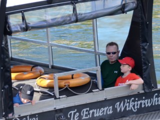 Crossing the Waikato River