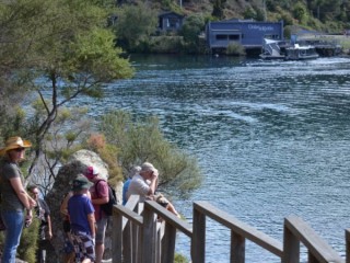 Waiting for the boat